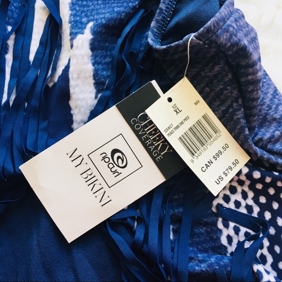 Rip Curl Peace Tribe Fringe One Piece Swimsuit NWT - Picture 5 of 8